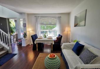 Comfortable 3 BR detached home has rooms with a private hot tub