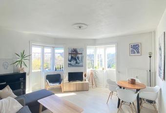 beautiful danish apartment on the beach with 2 free bikes has Balcony rooms