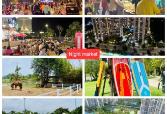 FT homestay at Vinhome Grand Park HCM has Balcony rooms