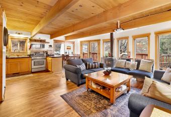 Tree Top Tranquility by Big Bear Vacations Bear Mountain Cozy Cottage allows 18 year olds to book a room