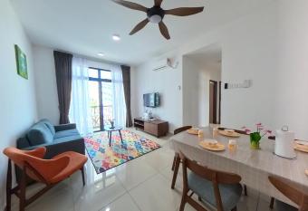 2 Parking Comfy Condo Desaru Town PoolNetflix has Balcony rooms