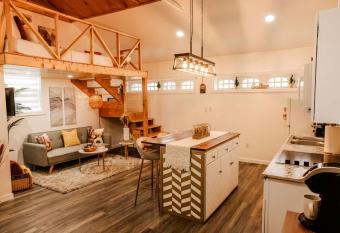 Modern Cabin in the City allows 18 year olds to book a room