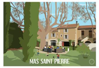 Le Mas Saint Pierre - 10 personnes has Balcony rooms