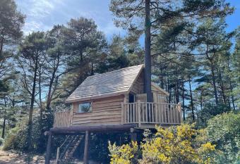 Hand built private Treehouse has Balcony rooms