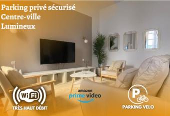 Appartement - 2 chambres - Parking priv   - Calme has Balcony rooms