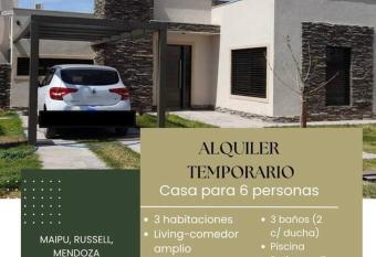 Casa con piscina en Maip  , Mendoza allows 18 year olds to book a room