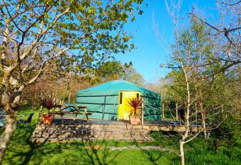 The Yurt in Cornish woods a Glamping experience has Balcony rooms