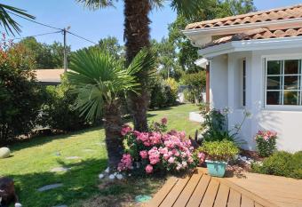 Villa Piscine Jacuzzi Bassin Arcachon 6 pers has rooms with a private hot tub