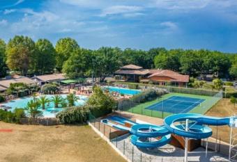 Mobil Home am  nag   2 chambres la teste camping**** has Balcony rooms