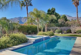 Stylish Palm Springs Villa w. Saltwater Pool, Spa, Magical Mountain Views has Balcony rooms