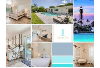 Lighthouse Point Beach Home: dream pool, 10 min to beach, 10ppl, 2 masters! has rooms with a private hot tub