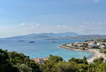 Stunning View 1-Bed Apartment in Saronida has Balcony rooms