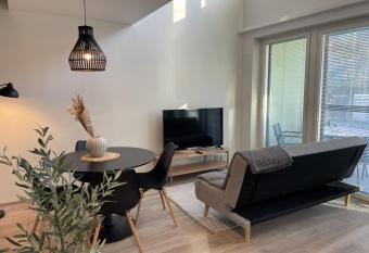 Brand new loft apartment with glazed balcony has Balcony rooms