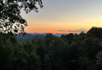 Quiet, Mountain View Escape with 40+ private acres - 3 mi from downtown Saluda has Balcony rooms