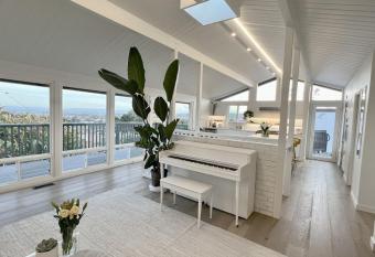 Luxury House on the Riviera , Modern Design, and Panoramic Ocean View has Balcony rooms