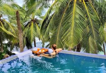 Beach front pool resort has Balcony rooms