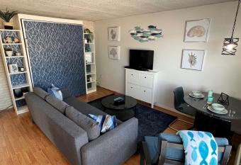 Centrally located Lakeside Studio Condo + Private Boat Dock has Balcony rooms