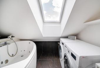 Charming Attic by Old Town! has rooms with a private hot tub