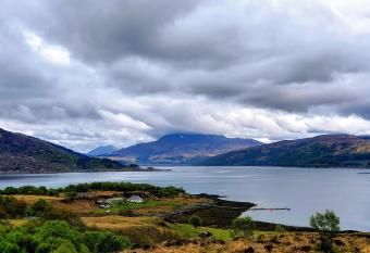 Isle of Carna, secluded Scottish Island, Loch Sunart has Balcony rooms