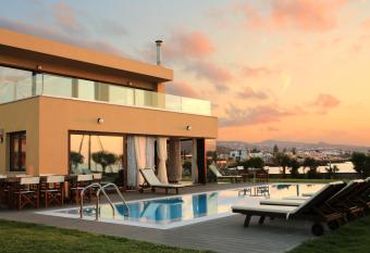 Kimona Villa Seafront Swimming Pool Jacuzzi 6 Bedrooms 21 PAX Kouvohori Villas Crete has Balcony rooms