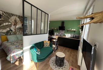 STUDIO JUNGLE TERRASSE - HYPER CENTRE LORIENT has Balcony rooms
