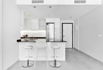 Apartment with terrace in Flamenco village urbanization has rooms with a private hot tub