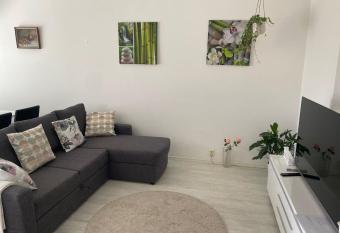 In Helsinki and super easy to Airport and City Center and a private free parking has Balcony rooms