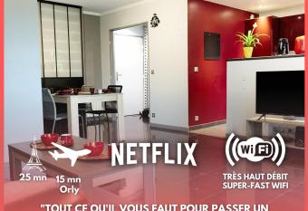 Appartement located at 15 mn from Paris & Orly has Balcony rooms