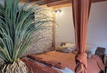 Appartement cosy & piscine priv  e - Le Strelitzia has rooms with a private hot tub