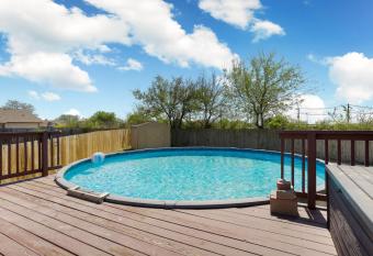 Home with pool near Sea World & Lackland has rooms with a private hot tub