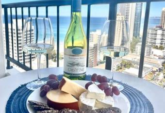 Coastal Views has rooms with a private hot tub