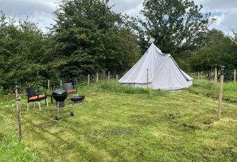 Double bell tent farm stay allows 18 year olds to book a room