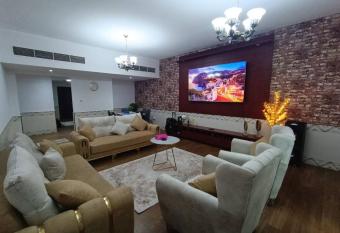                              large and luxury two bedroom has rooms with a private hot tub