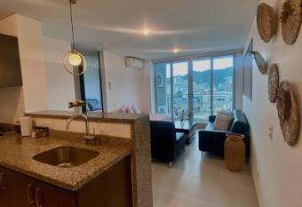 Apartamento en gaira, sta Marta. has rooms with a private hot tub