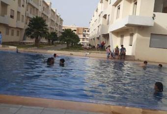 Appartement baln  aire Plage Sablette Mohammedia has Balcony rooms