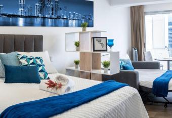 Hermoso Apartamento - Aeropuerto, Jacuzzi y + has rooms with a private hot tub