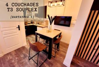 [Le Bartayres 1] T3 en souplex, terrasse, centrale has Balcony rooms