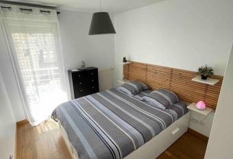 T2 cosy quartier Garibaldi climatis   has Balcony rooms