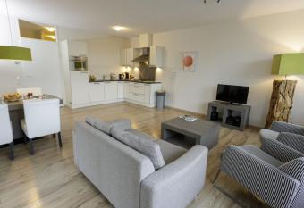 Modern apartment with dishwasher, in nature has Balcony rooms