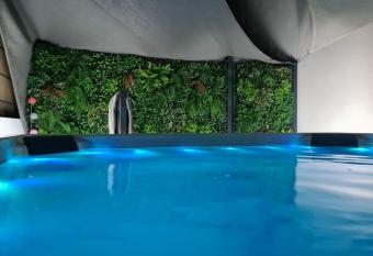 T3 avec jacuzzi priv   exterieur has rooms with a private hot tub