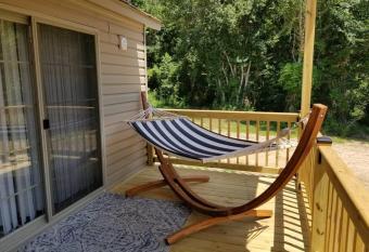 Tiny home with hammock loft BBQ and yard allows 18 year olds to book a room