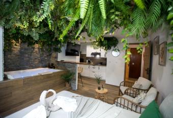Jungle room Cannes has rooms with a private hot tub
