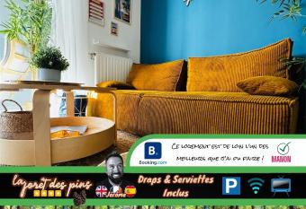La For  t des Pins - Free Check-In - Wifi - Parking Priv   - Netflix - Draps & Serviettes inclus allows 18 year olds to book a room