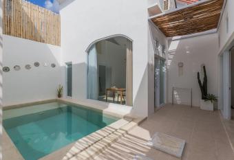 Tranquil Mediterranean Villa 2Br has rooms with a private hot tub
