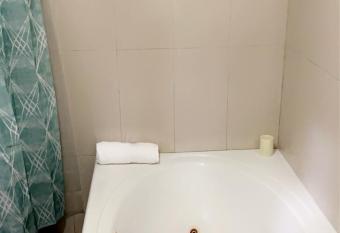 Luxury one bed room apartment has rooms with a private hot tub