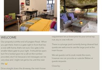 Cool Country Retreat allows 18 year olds to book a room