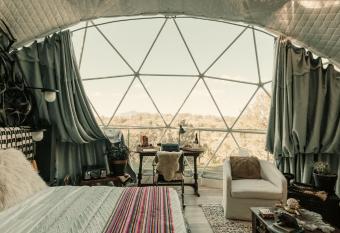 Freya Geo Dome Suite at El Mistico Ranch allows 18 year olds to book a room