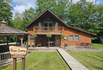 Base Camp has rooms with a private hot tub