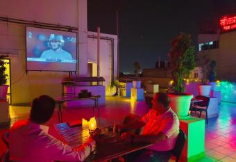 Shree Narayana Hotel-BAR-Rooftop Terrace-Disc has Smoking rooms