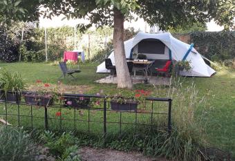 camping under the walnut in your own tent has rooms with a private hot tub